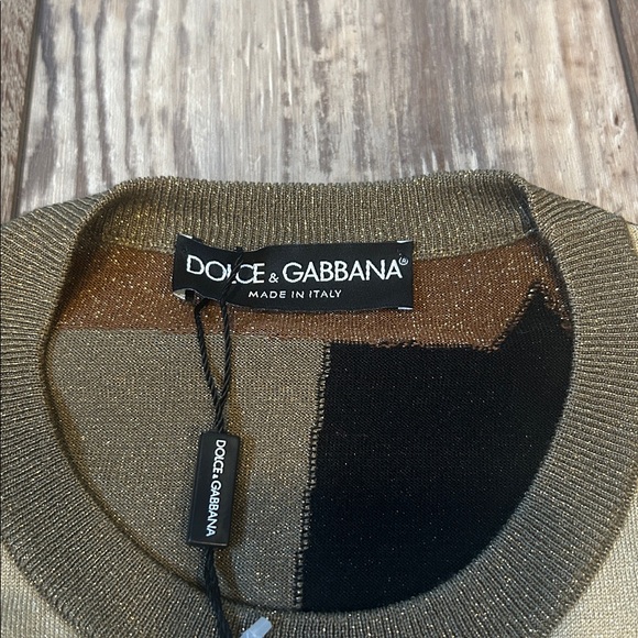 NEW! Dolce & Gabbana Intarsia Knit Vest Size IT 36 - Picture 6 of 10